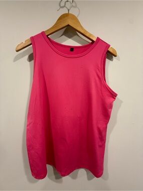 Bright Pink Women's Sleeveless Tank Top